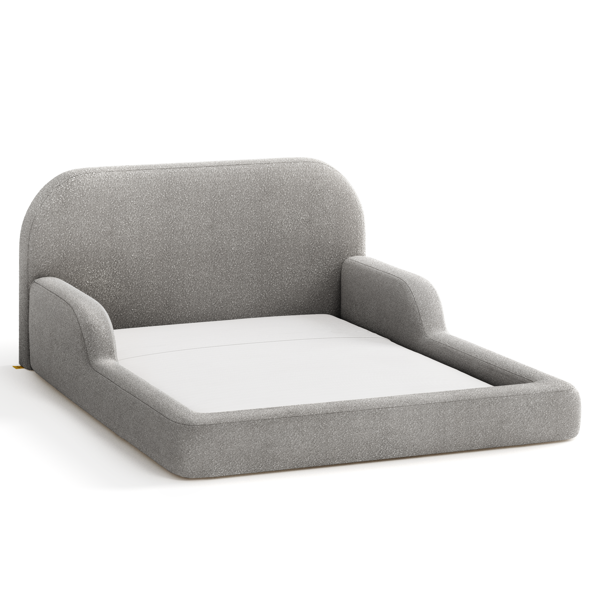 Cama Montessoriana Casal - Cinza | Little Duck