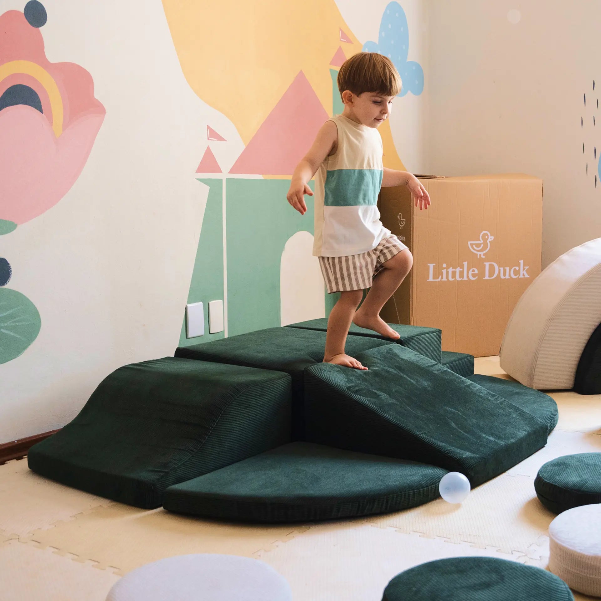 Play Baby 4 Módulos - Mostarda | Little Duck